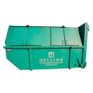 6m3 Gesloten huisje container
